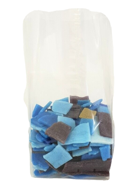 Glasmosaik Mosaiksteine 750g Mix Bunt Basteln Mosaik Bruchglas verschiedene Form