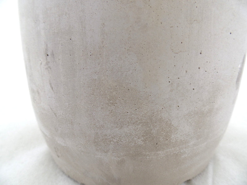 Töpfe Beton grau mit weißem Herz 6 klein 8 cm D. Varianten 3 groß 11 cm D