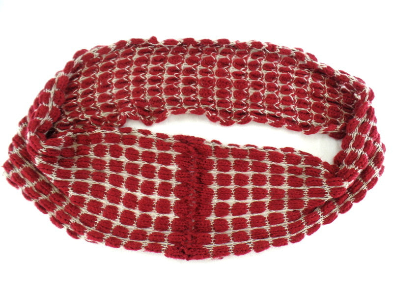 Schal Loop Wickelschal in 3 Farbvarianten Rot, Lila, Grün wählbar