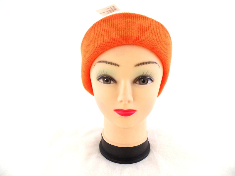 Mütze Wendemütze Weiß / Orange dunkelblau / Pink Acrylic als Varianten wählbar