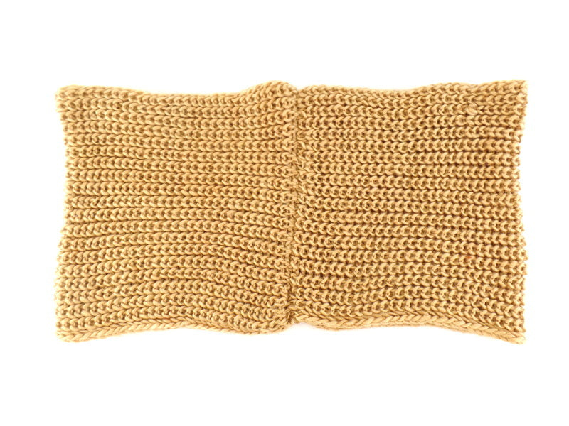 Schal Rundschal Braun Loop Wickelschal Schlauchschal gestrickt Polyester