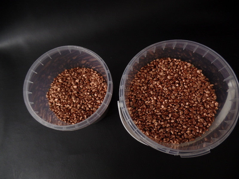 Dekogranulat Kupferfarben 1 x 500 g oder 1 kg Dosen Körnung 2 - 3 mm Deko
