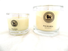 Palmaria Mallorca Duftkerzen Set 1x 130 g ca. 9 x 7,5 cm + 1 x 55g ca. 6 x6,5cm