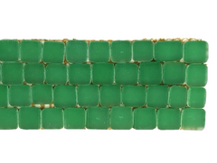 Glasmosaik grün matt Borde 1 Streifen unregelmäßig Glas Mosaik Diy Basteln Deko