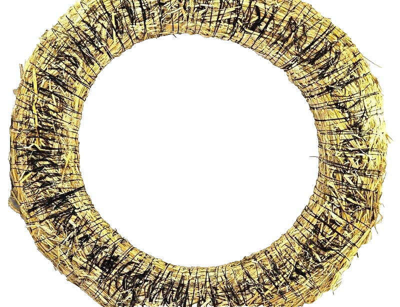 STROHKRANZ Ø 90 cm Strohring Strohrömer Rohling Natur Adventskranz Deko 9084