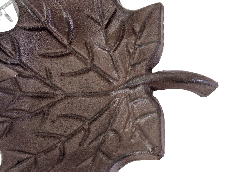 Vogeltränke Gusseisen Blatt Vogelbad Futterschale Vogelfigur Dekoration Geschenk