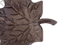 Vogeltränke Gusseisen Blatt Vogelbad Futterschale Vogelfigur Dekoration Geschenk