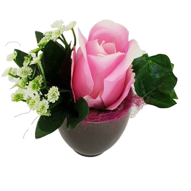 Künstliche Gestecke Set 4 Stück Kunstblume Pflanzen Blume Deko 15 cm H Geschenk