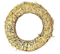 Strohkranz- Ø60cm Strohringe Strohrömer Rohling Kranz Natur Adventskranz Deko