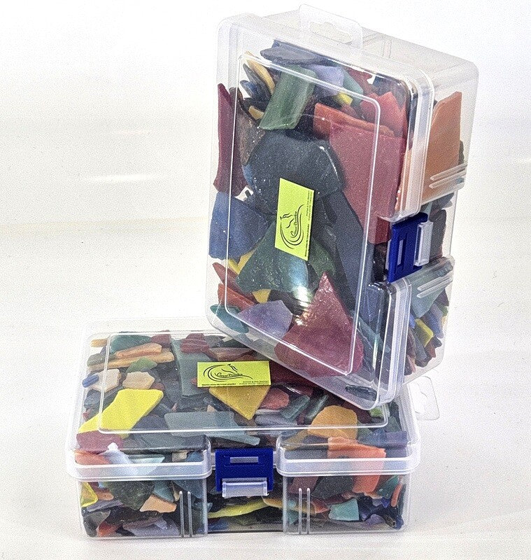 Casa-Poador Glasmosaik Mosaiksteine Bunt Bruchglas Tiffany Mix Diy Glas