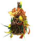 CASA - PAOADOR GESTECK Weinrebengerüst  Kunstblumen Gelb Braun Wachsblumen Dekoration