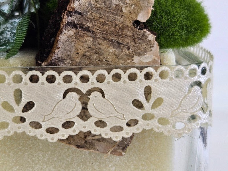Casa-Poador Gesteck Maiglöckchen Kunstblumen Glas künstlich Geschenk Deko