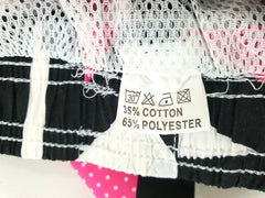 Badehose Badeshorts M Beach Wear E & F Shorts Schwarz Weiß Rosa gemustert