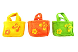 FILZTÜTEN TASCHEN 24 Stück  je 8 Stück in 3 Farben  gelb orange grün Deko