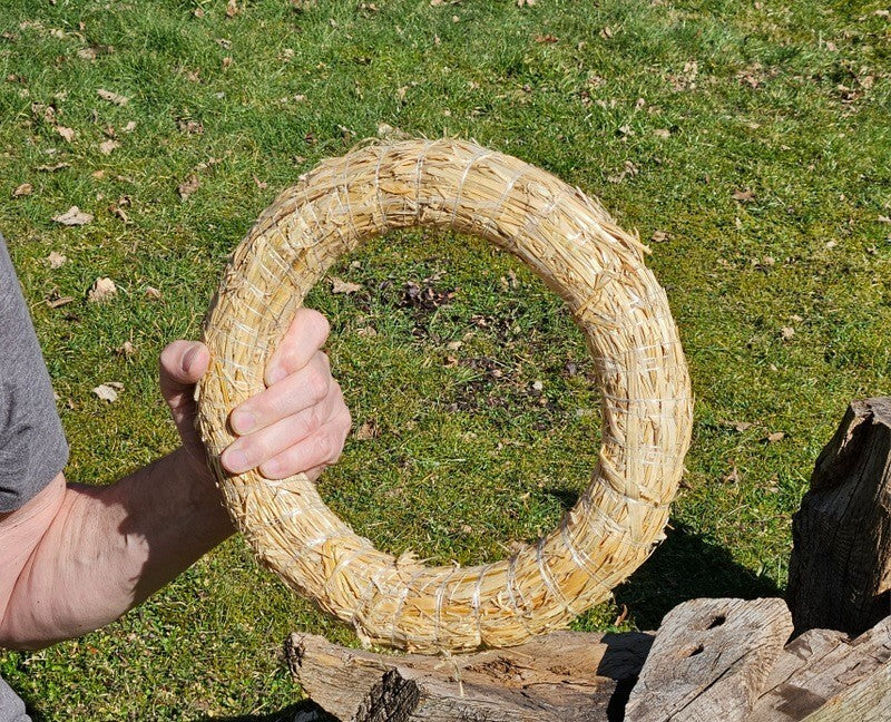 Casa-Poador STROHKRANZ- Ø30cm Strohring 1 Stück Strohrömer Rohling Kranz Stroh