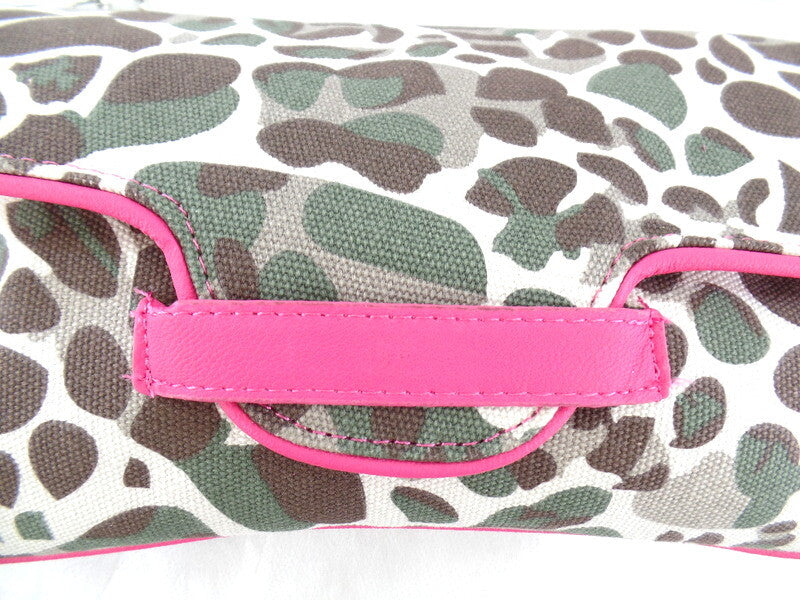 Spooky Girl Umhängetasche Rosa mit Leopardenmuster Schultertasche