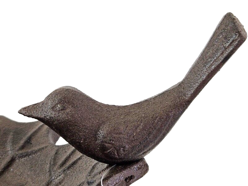 Vogeltränke Gusseisen Blatt Vogelbad Futterschale Vogelfigur Dekoration Geschenk
