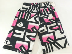 Badehose Badeshorts XL Beach Wear E & F Shorts Schwarz Weiß Rosa Short