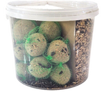 Vogelfutter Mix Eimer 3 kg Vogelfutter Meisenfutter schwarze Sonnenblumenkerne