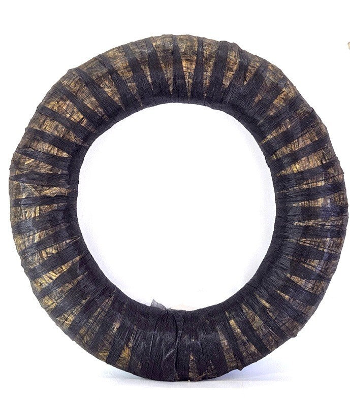 STROHKRANZ Ø 90 cm Strohring Strohrömer Rohling mit Vlies Adventskranz Deko 9085