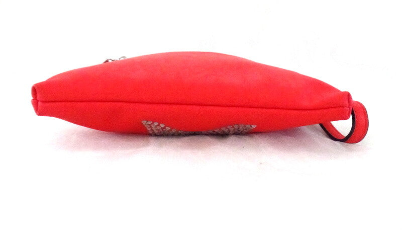 Tasche Damen Eternel Clutch Rot Straß Stern Schultertasche Damenhandtasche