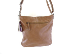 Mahel Schultertasche Braun Turnschuhmotiv Sneaker Umhängetasche Tasche