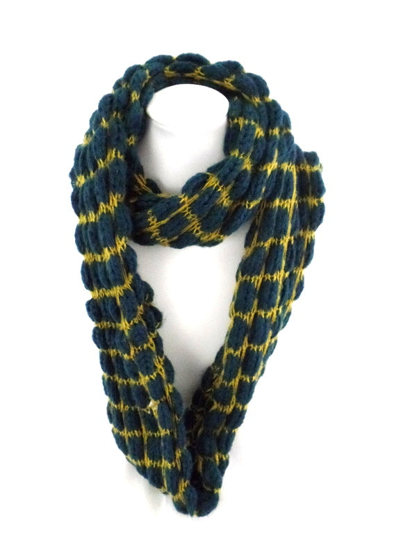 Schal Loop Wickelschal in 3 Farbvarianten Rot, Lila, Grün wählbar