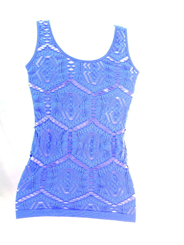 Top Trägertop M / L Vorteilspack 2 er Set Türkis Blau B & X Figurbetont Stretch