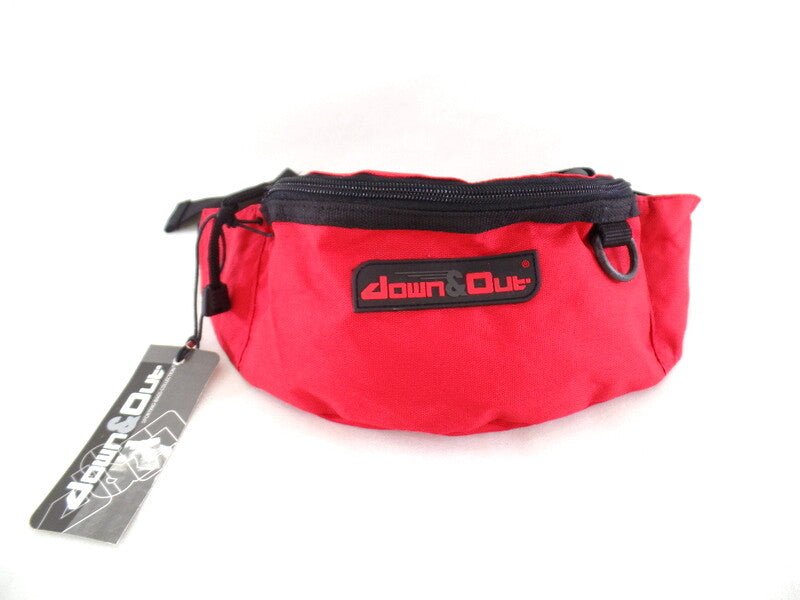 Bauchtasche Gürteltasche Freizeit Hüfttasche Down & Out Rot N - 217