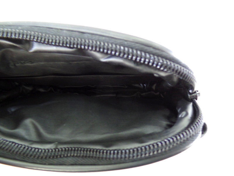 Gürteltasche Schwarz Leder Freizeit Hüfttasche Gürtelschlaufe