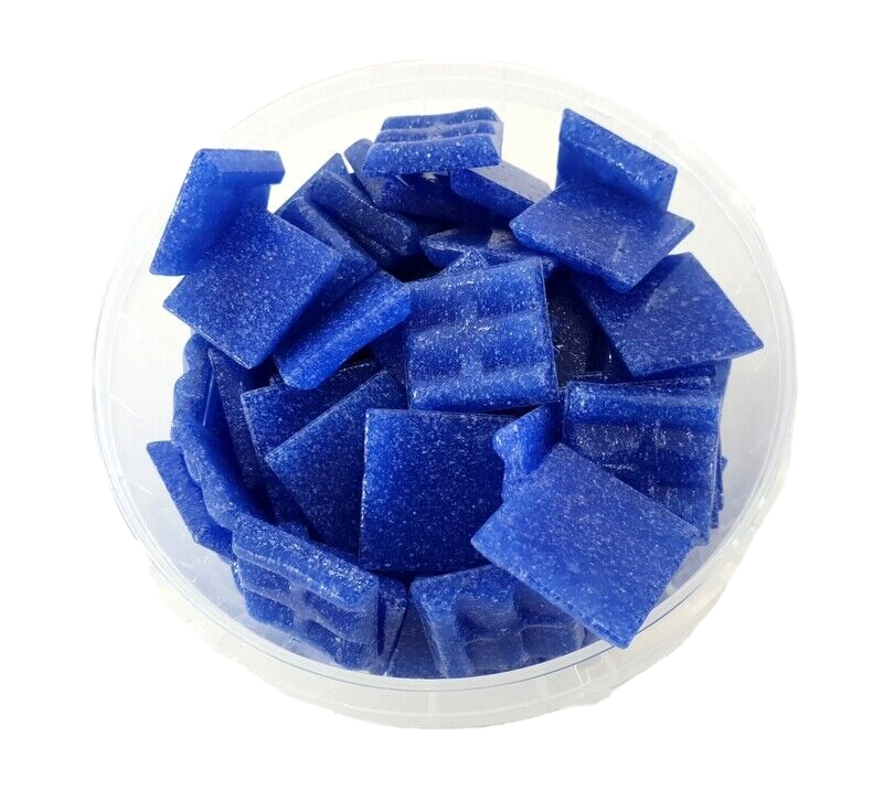 Mosaiksteine 650 g Midnight Blue Blau 20 x 20 mm 220 Steine Basteln Mosaik Glas