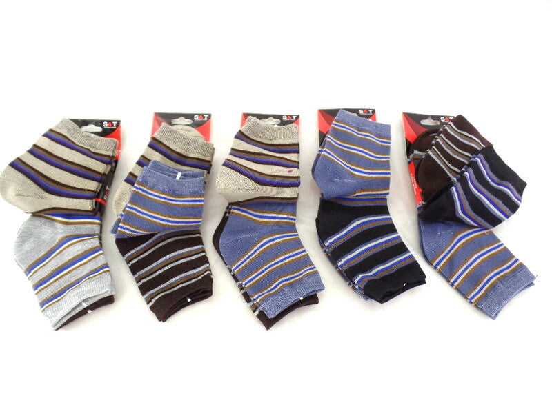 Kinder Sneaker 15 Socken Paar 6 - 8 Sport Füßlinge kurz Jungen S & T
