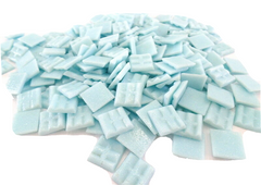 Mosaiksteine 650 g hellblau 20 x 20 x 4 mm 220 Steine Basteln Mosaik