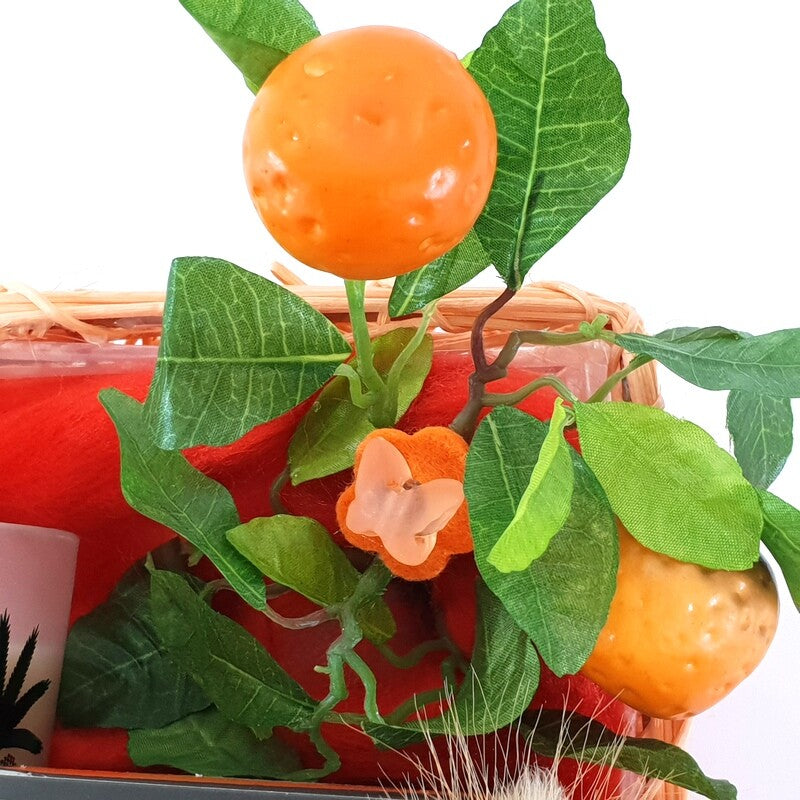 Geschenk Palmaria Mallorca Duftkerze 130 g Glas Flor de Naranjo Orange