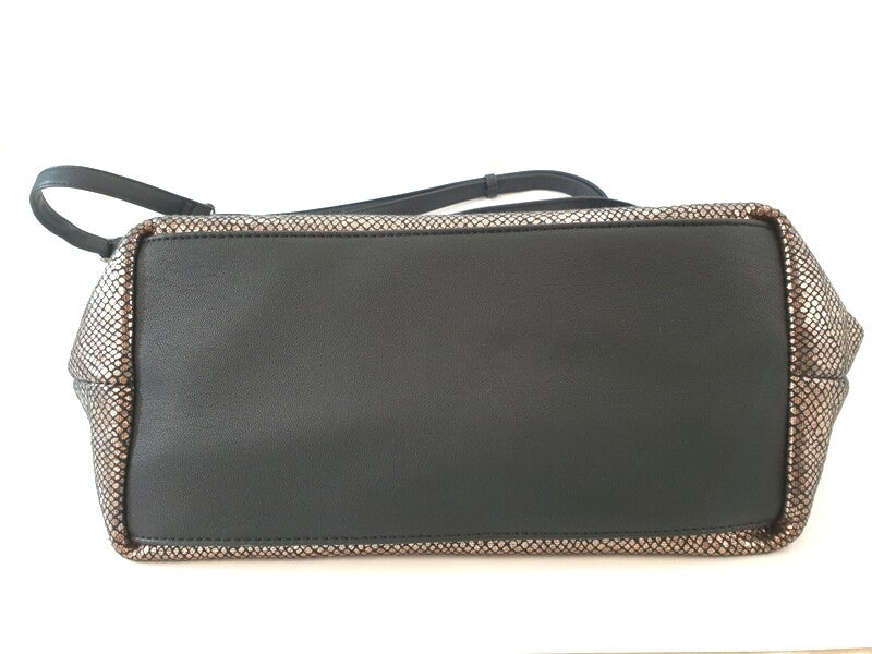 Loubs Damentasche Bronze Doreen Metallic Beach Schulterriemen Tasche Shopper