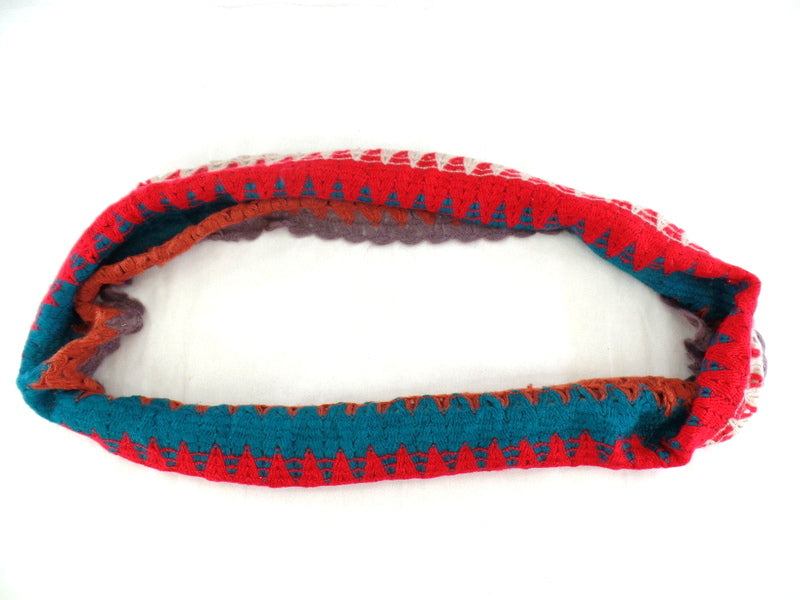 Schal Loop Wickelschal Bunt in 4 Farbvarianten Gelb, Rosa, Beige, Orange wählbar