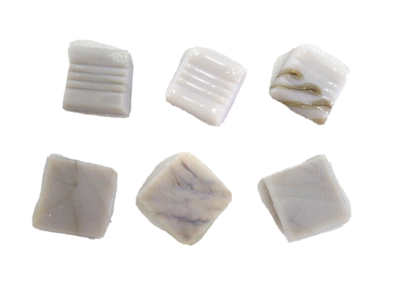 Glasmosaiksteine Grau 650 g marmoriert glatt 220 St Basteln Mosaik 20 x 20 cm