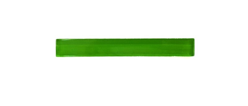 Glasmosaiksteine Mosaikstäbchen Moosgrün 7 Stück grün glatt Glasstäbchen Bordüre