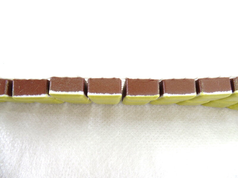 Casa-Poador Mosaiksteine Bordüre Lime Gelb / Grün Borde 30 cm Lang 48 Steine