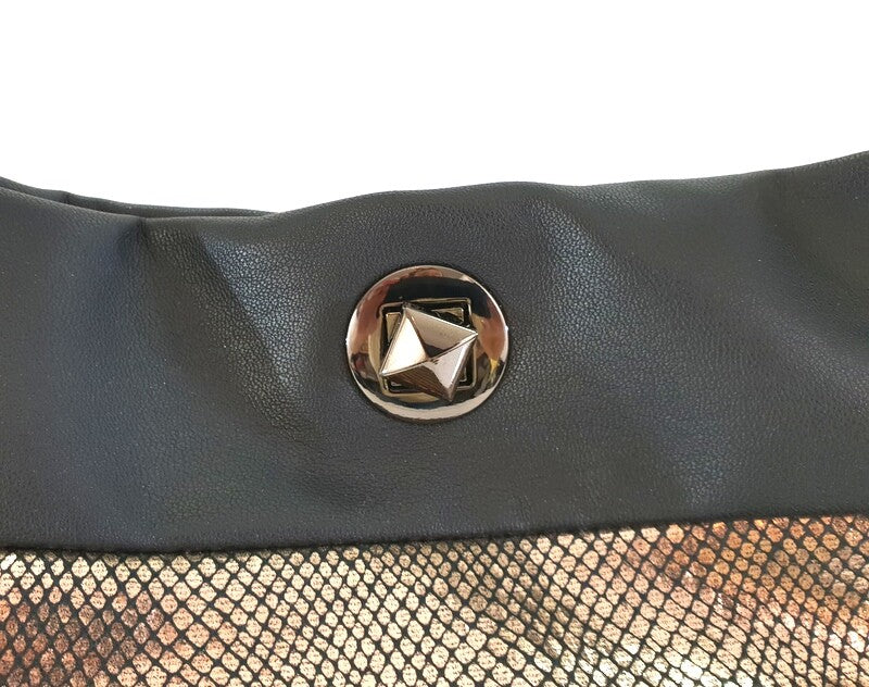 Loubs Damentasche Bronze Doreen Metallic Beach Schulterriemen Tasche Shopper