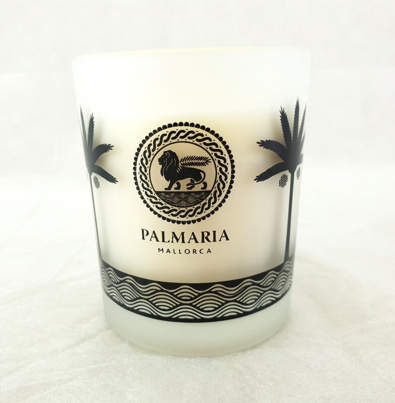Palmaria Mallorca Duftkerze 130 g Glas Flor de Naranjo Orange Vela Urlaub