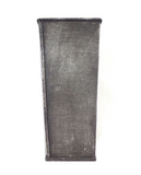 Metalltöpfe 5 Stück Grau Shabby 20 cm Hoch konisch Vase Top