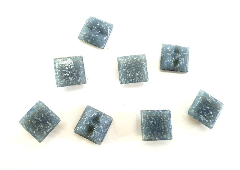Glasmosaiksteine 650 g Grau 10 x 10 x 4 mm ca.900 Steine Basteln Mosaik