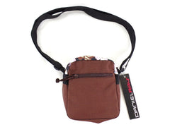 Schultertasche Daniel Ray Umhängetasche in Braun Rosa Schwarz Blumenmuster