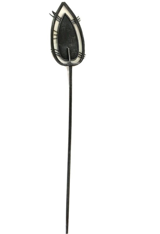 Gartenstecker Wellen Sonne 70 cm H Pflanzstecker Gartenstab Metall Deko