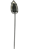 GARTENSTECKER WELLEN Sonne 70 cm H Pflanzstecker Gartenstab Metall Deko