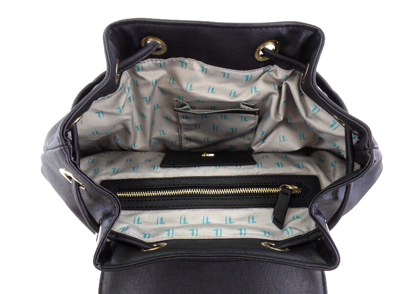 Trussardi - 75BL83 Rucksack Schwarz Weiß Tasche Rucksack