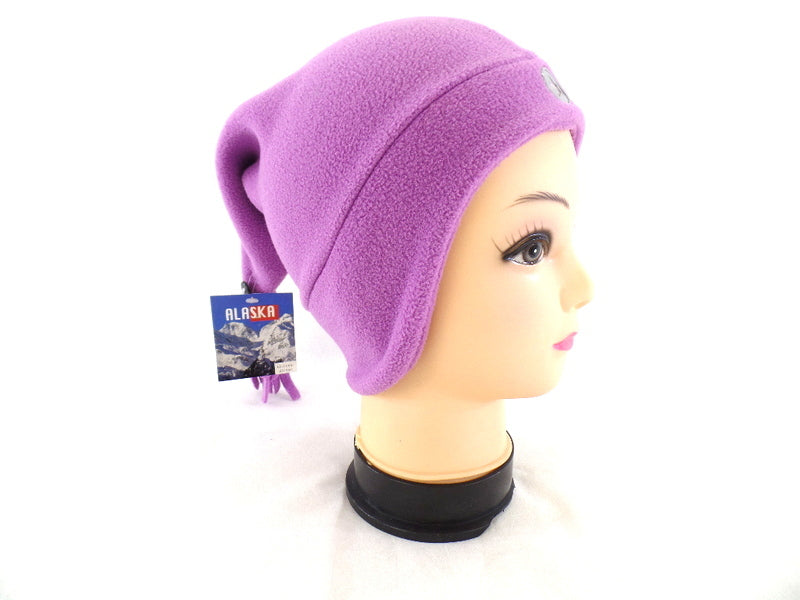 Mütze Fleecemütze Beanie mit Fransen Alaska Varianten wählbar