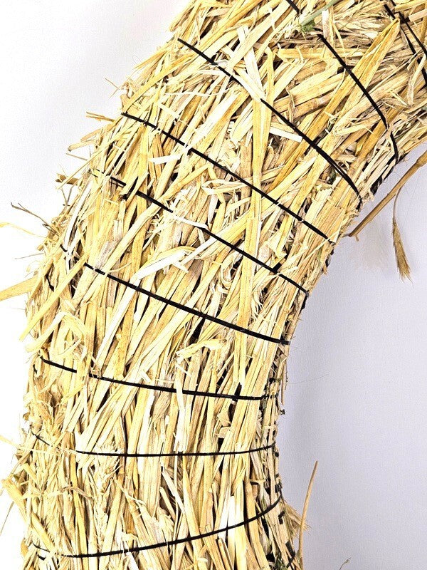 Casa - Poador Strohkranz Ø 120 cm Strohringe Strohkranz Strohrömer Rohling Natur