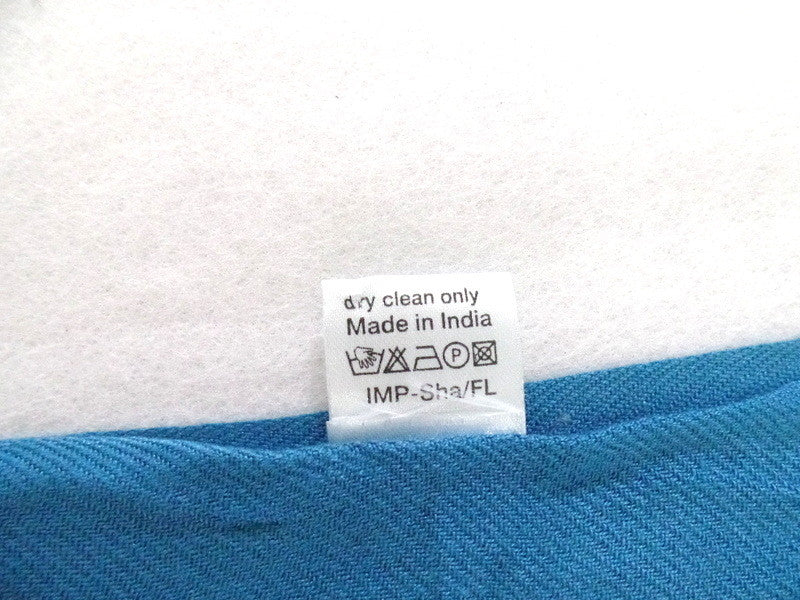 Schal Tuch Stola Fransen Türkis 100 % Viscose XXL Schal 190 Lang 65 Breit
